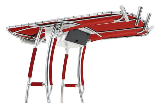 Safety Grip Marine Handrail and Frame Cover - Jockey Red